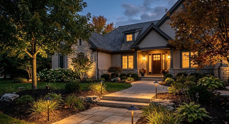 Garden Lighting Installation in Heber City, UT
